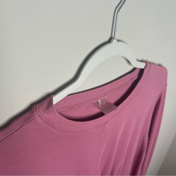 Calia by Carrie Underwood Long Sleeve Twist Trap Front Activewear Outdoor Pink M - Picture 9 of 12